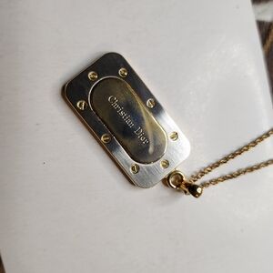 Dior Paris Necklace Gold tone